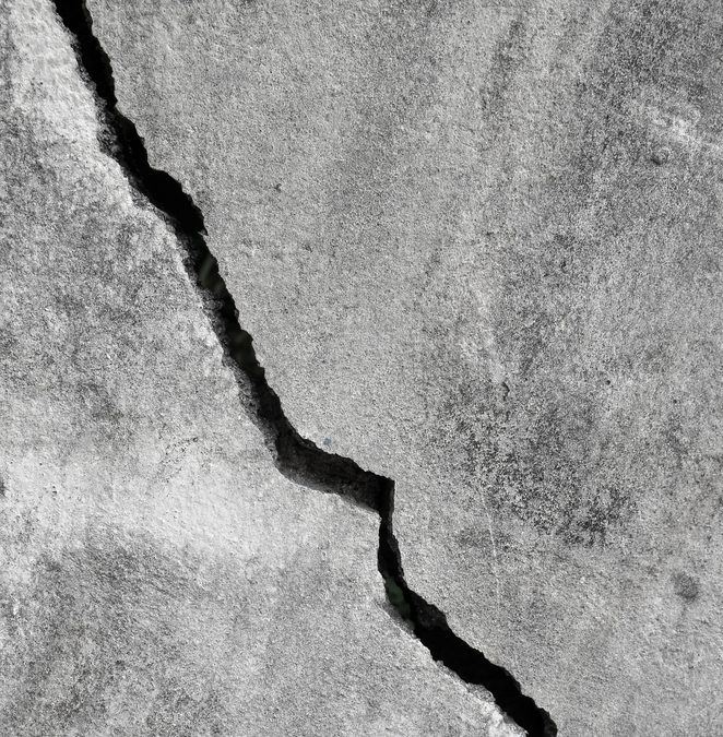 crack in the concrete