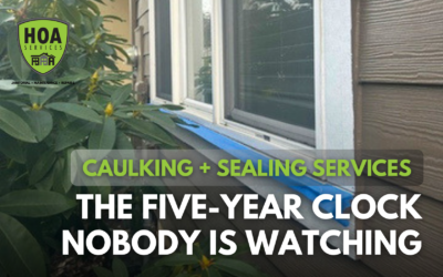 The Five-Year Caulk Failure Timeline: What Property Managers Need to Know Before the Water Gets In